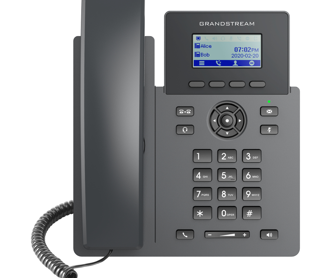 Grandstream Networks GRP2601P tel�fono IP Negro 2 l�neas LCD