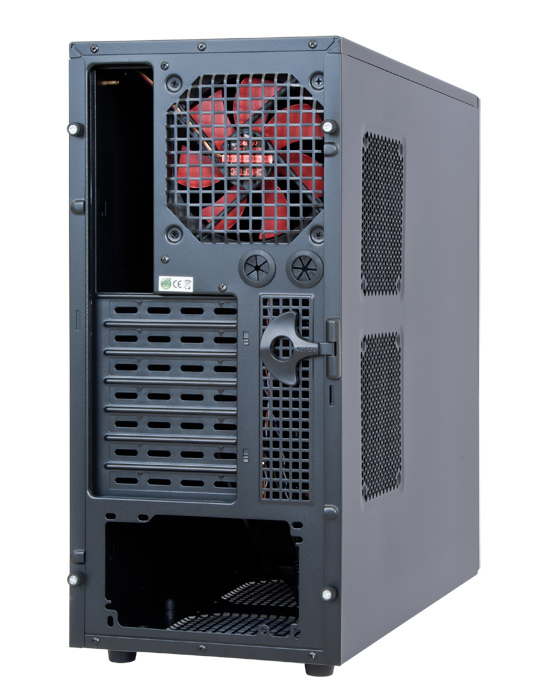 Chieftec LF-02B-OP carcasa de ordenador Midi Tower Negro