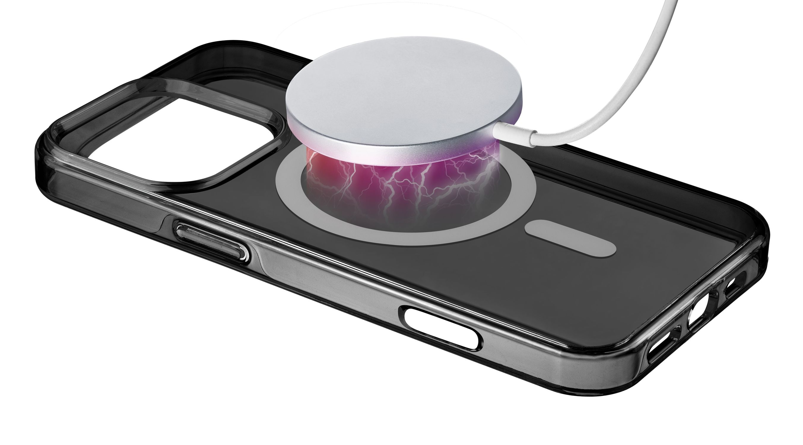 Cellularline Gloss MagSafe Case MAG iPhone 16 Pro Black