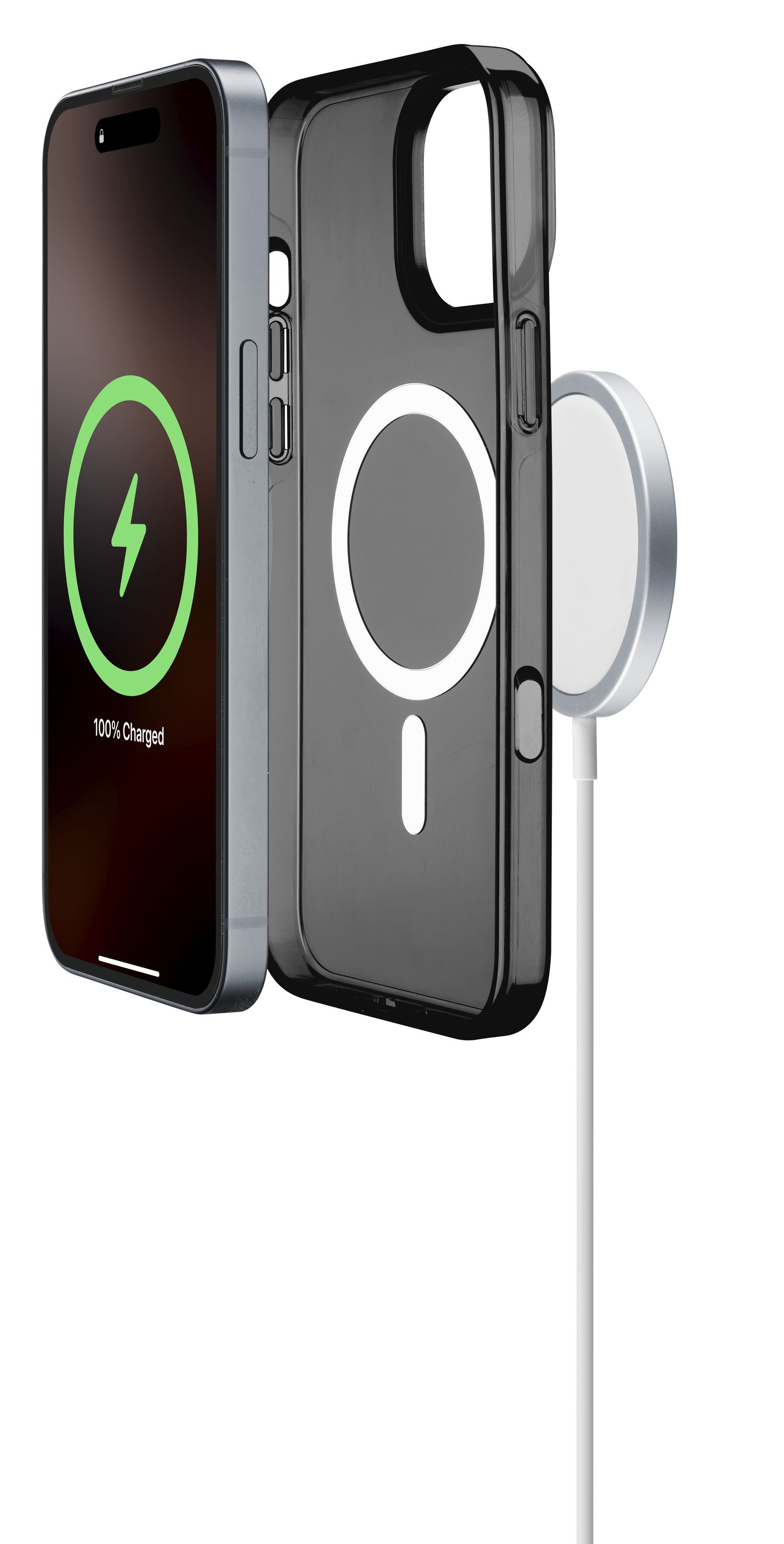 Cellularline Gloss MagSafe Case MAG iPhone 16 Pro Black