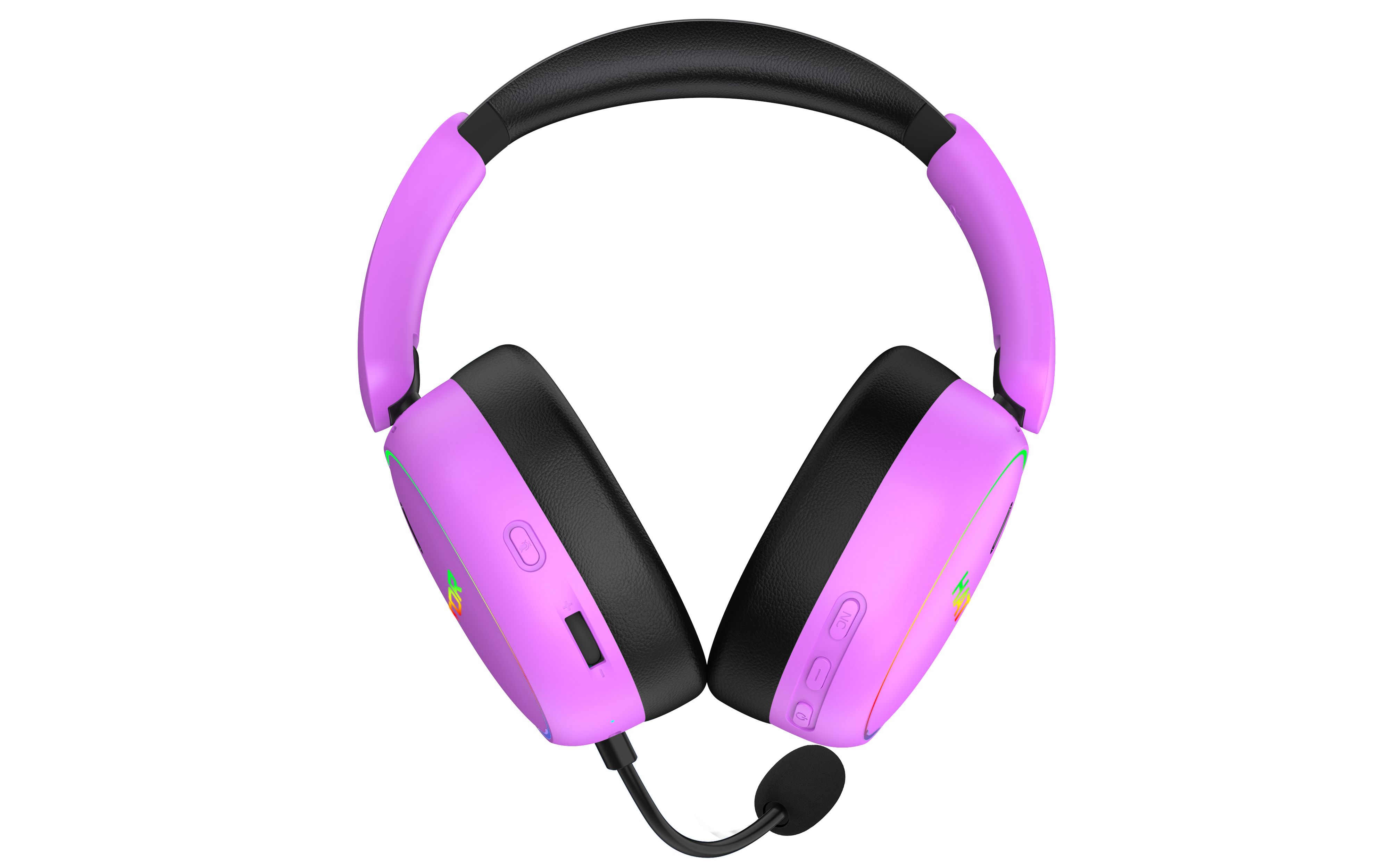 HATOR Phoenix 2 Wireless Auricolare Con cavo e senza cavo A Padiglione Gaming USB Type-C / USB Type-A Bluetooth Viola