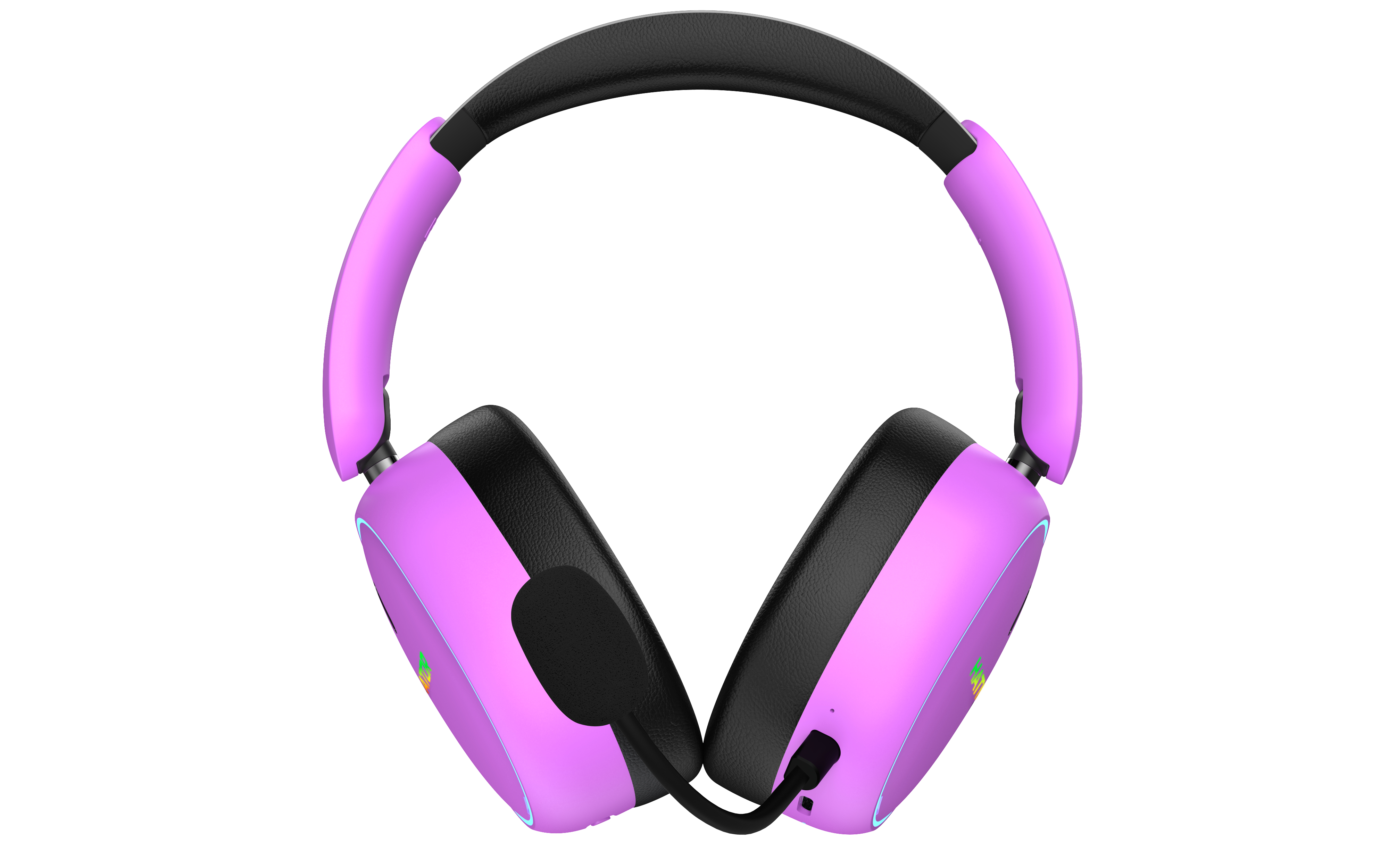 HATOR Phoenix 2 Wireless Auricolare Con cavo e senza cavo A Padiglione Gaming USB Type-C / USB Type-A Bluetooth Viola