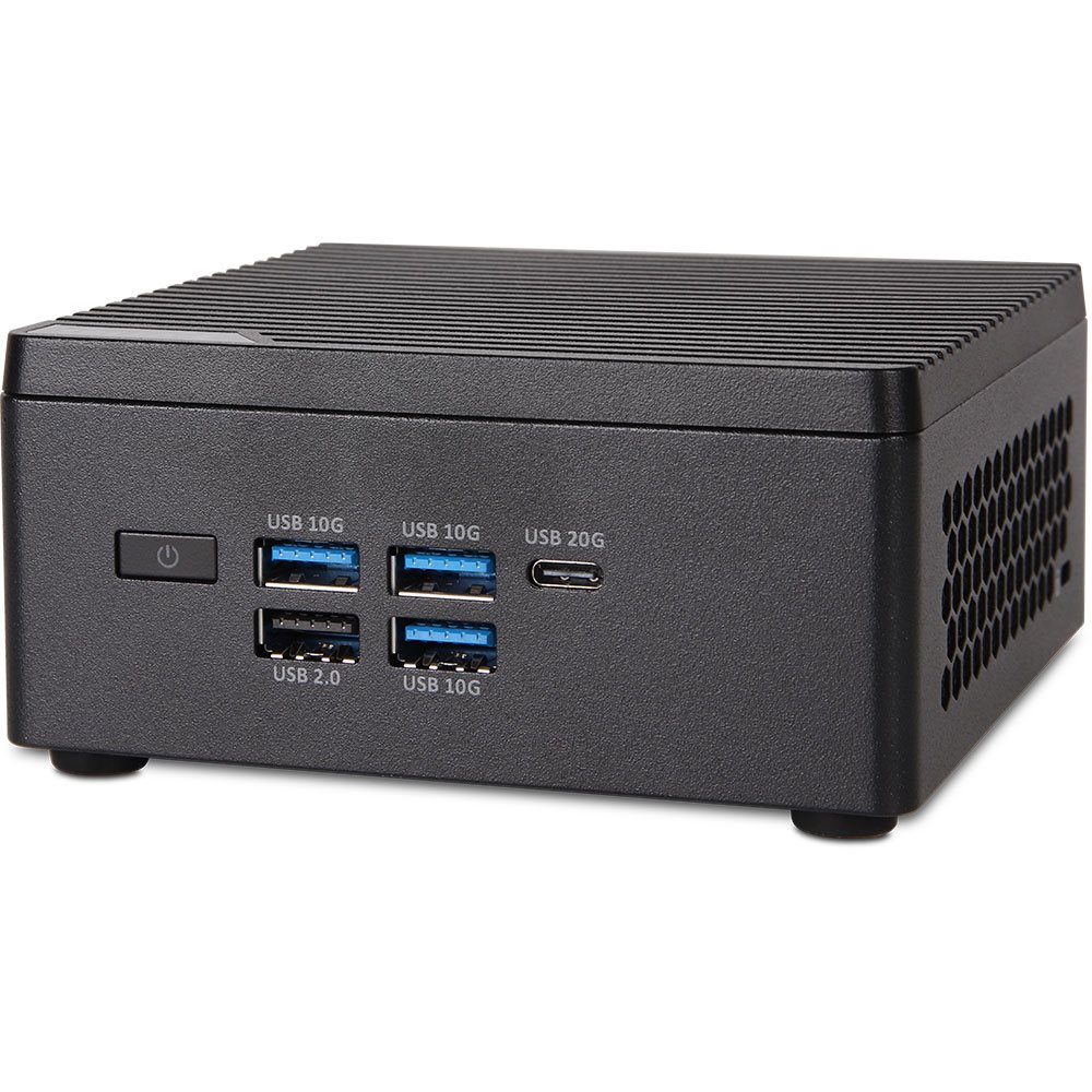 TERRA Micro 6100V1 Intel Core Ultra 5 125H 16 GB DDR5-SDRAM 500 GB SSD Windows 11 Pro Micro PC Mini PC Black