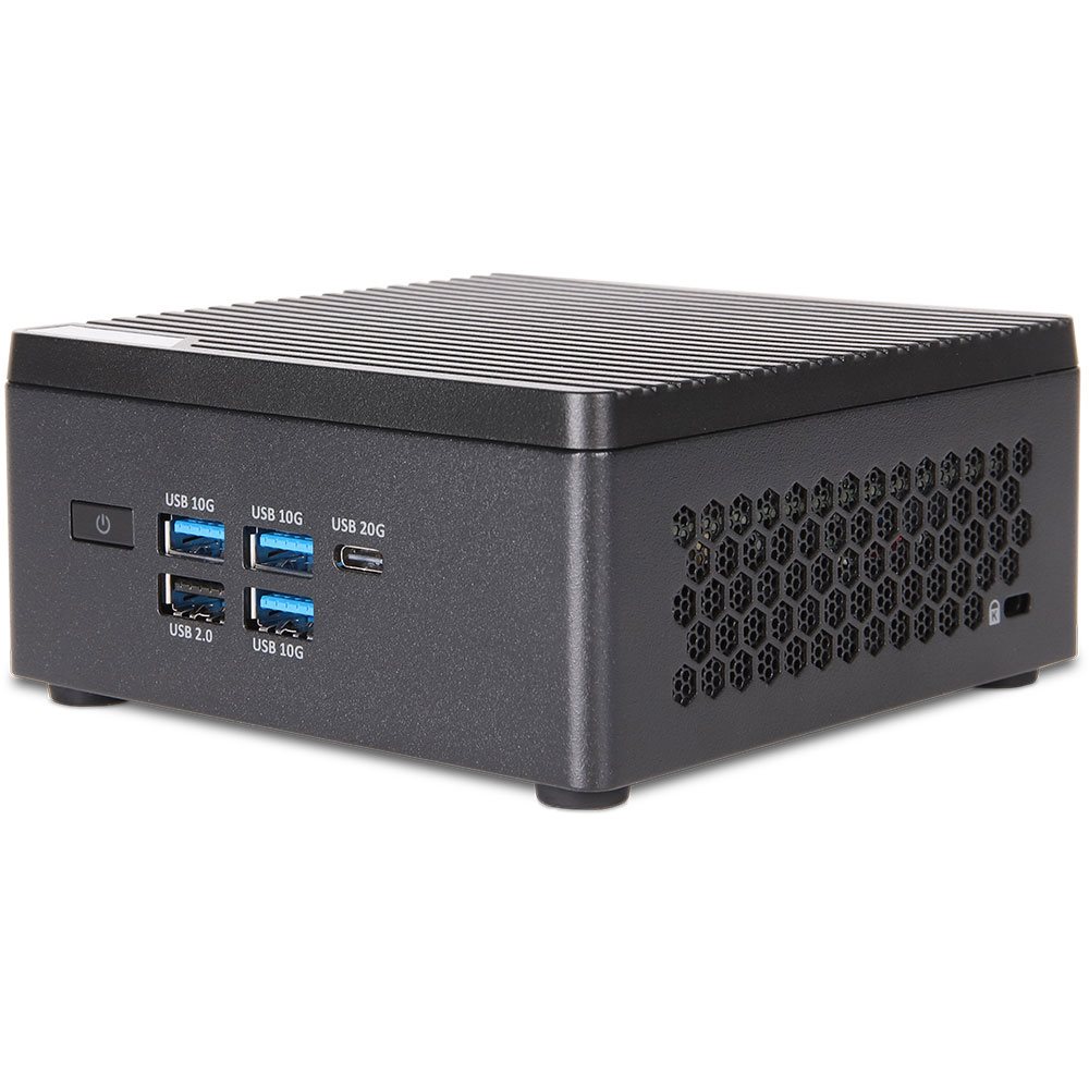 TERRA Micro 6100V1 Intel Core Ultra 5 125H 16 GB DDR5-SDRAM 500 GB SSD Windows 11 Pro Micro PC Mini PC Black
