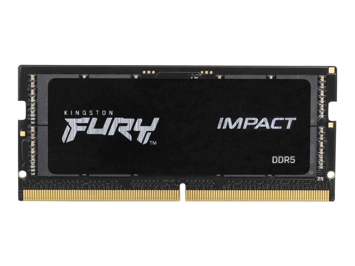 Kingston 16GB 6400MT/s DDR5 CL38 SODIMM FURY Impact XMP - 16 GB - SO-DIMM