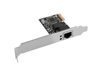 Lanberg PCE-1GB-201 - Eingebaut - Verkabelt - PCI Express - Ethernet - 1000 Mbit/s - Schwarz