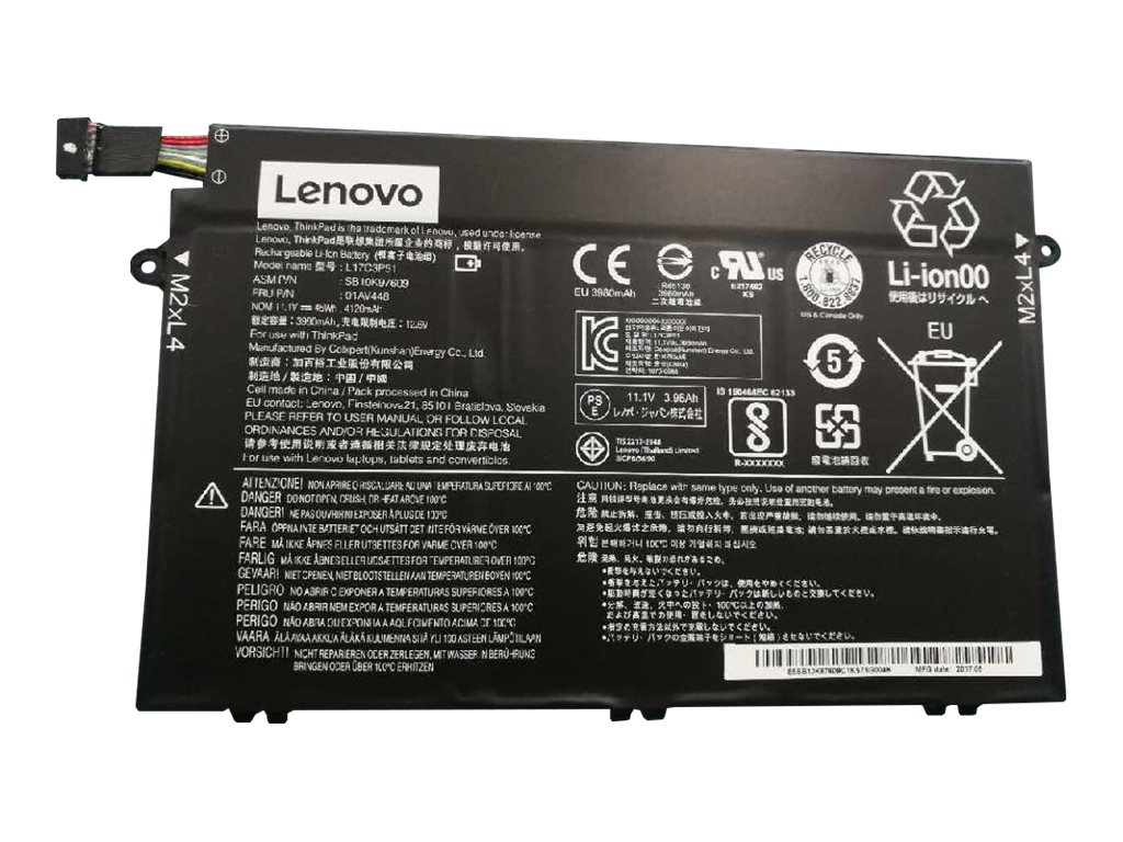 Lenovo Battery 3c 45Wh LiIon CXP**New Retail** - Batterie - 4.050 mAh