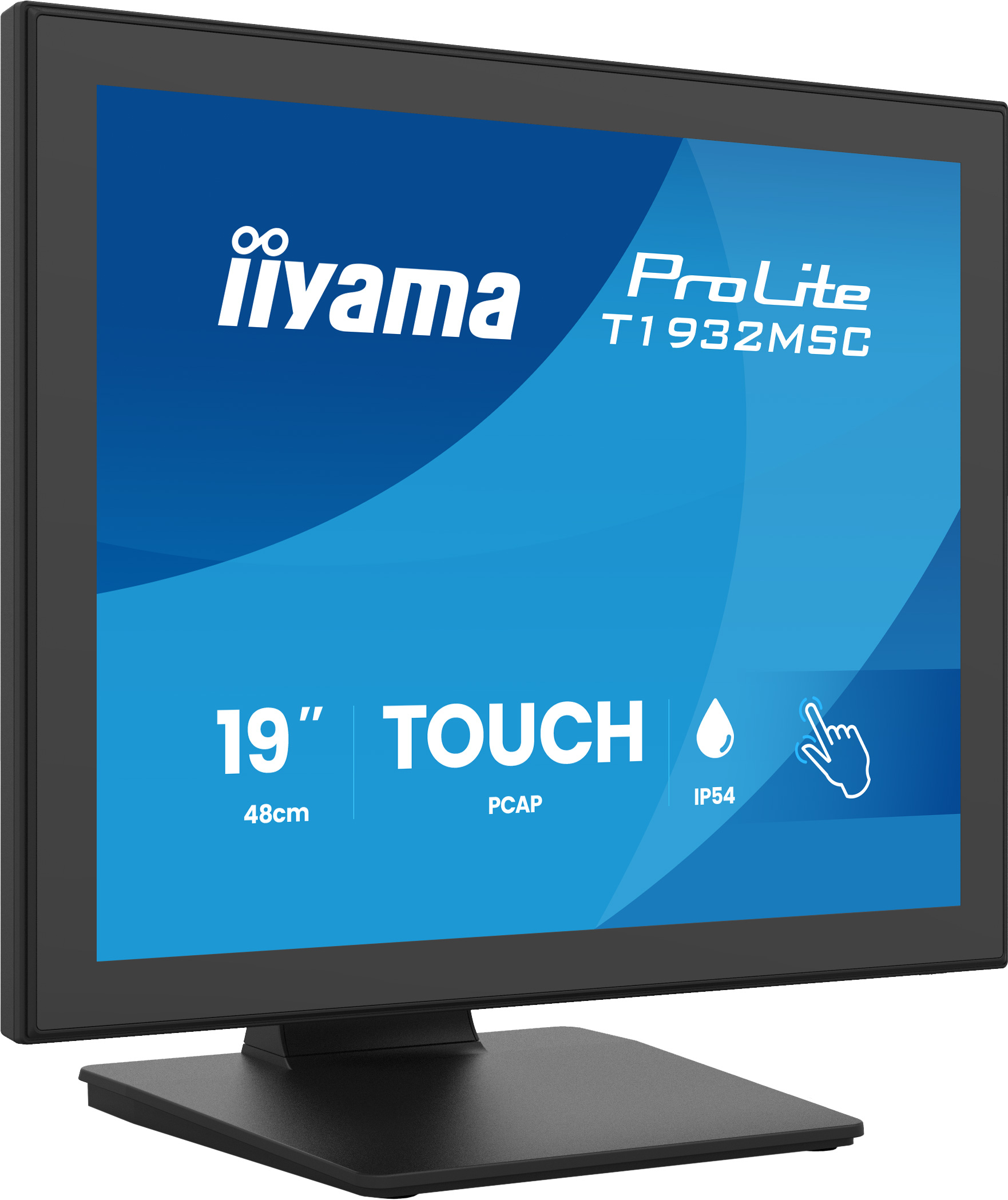 iiyama ProLite T1932MSC-B2S Monitor PC 48,3 cm (19) 1280 x 1024 Pixel SXGA LED Touch screen Nero