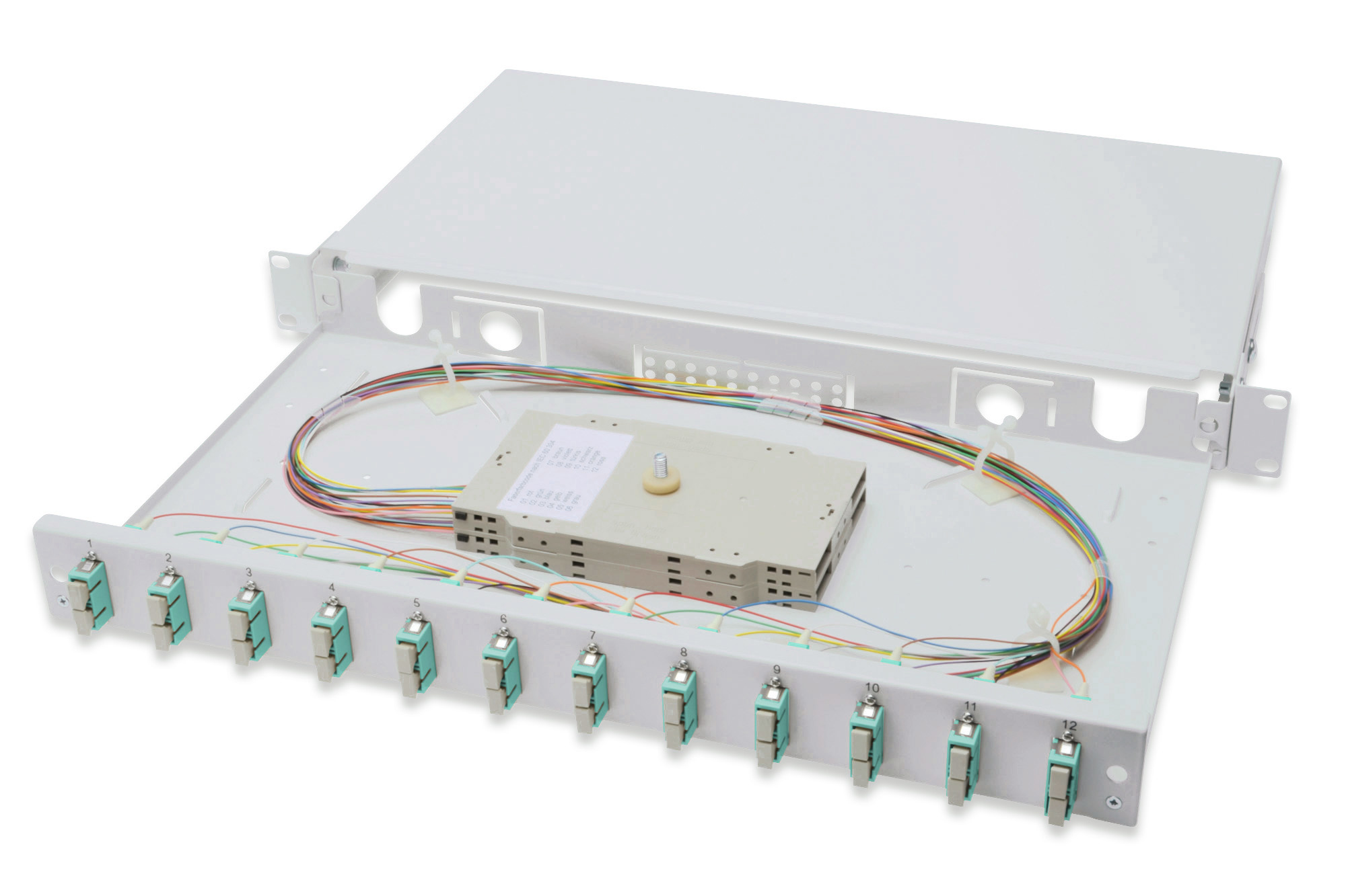 Digitus Bo�tier d �pissure � fibre optique, �quip�, SC, OM3
