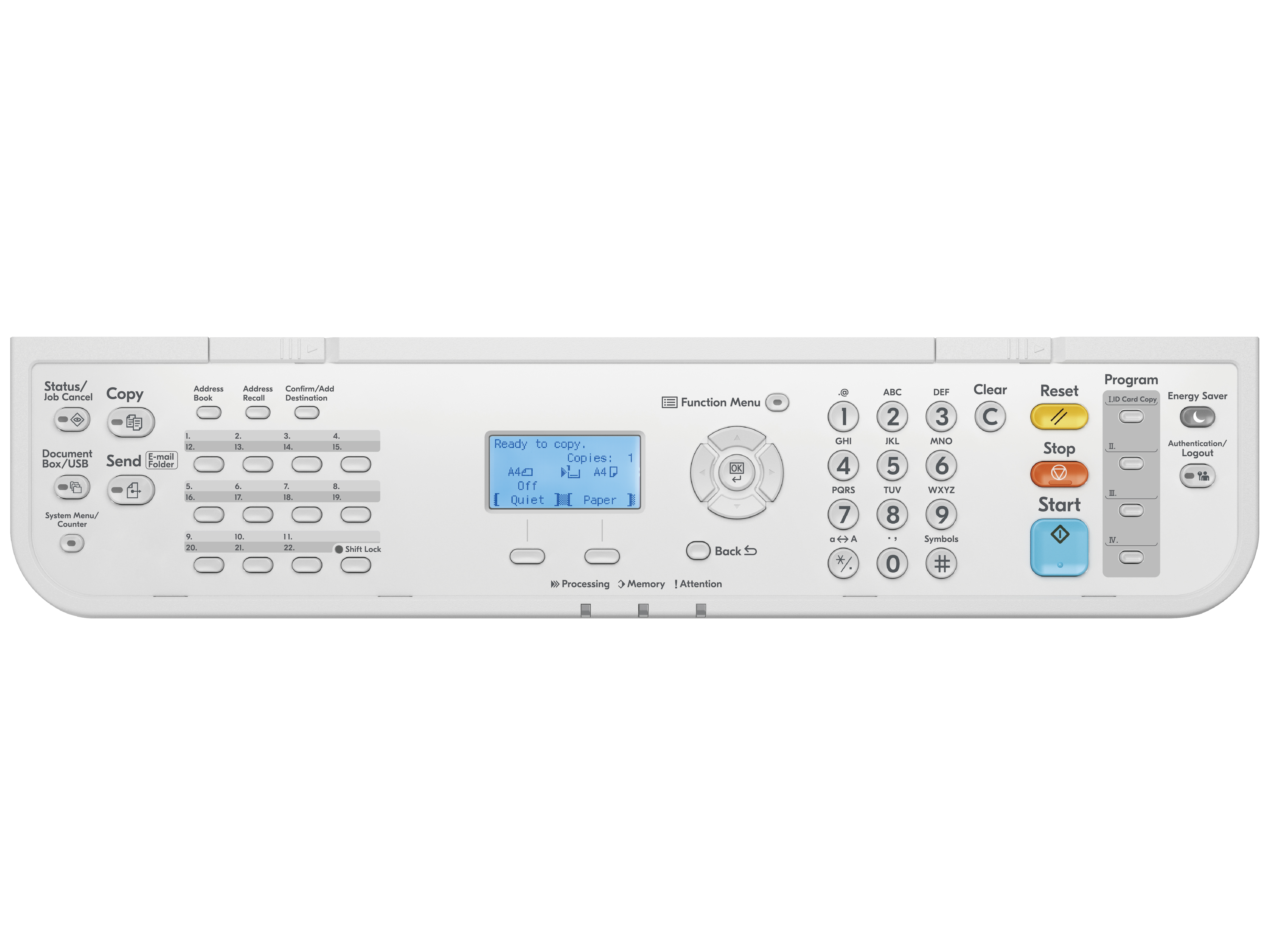 Kyocera ECOSYS MA4500x - Laser - Monodruck - 1200 x 1200 DPI - A4 - Direktdruck - Schwarz - Wei�