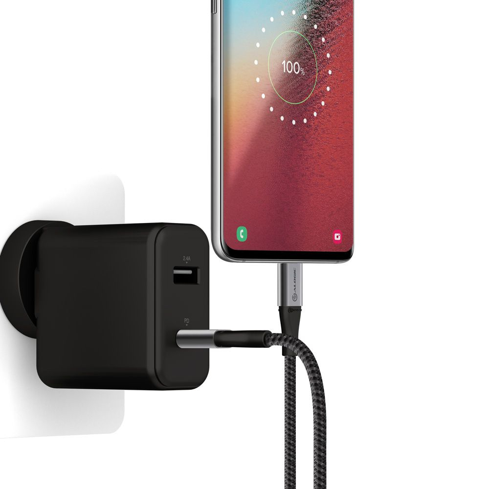 ALOGIC ULCC2030-SGR cable USB 0,3 m USB 2.0 USB C Gris