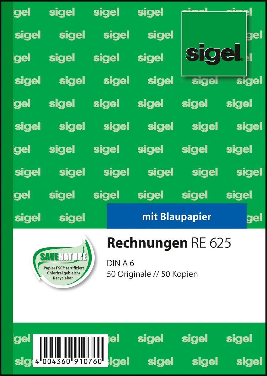 Sigel RE625 formulario comercial