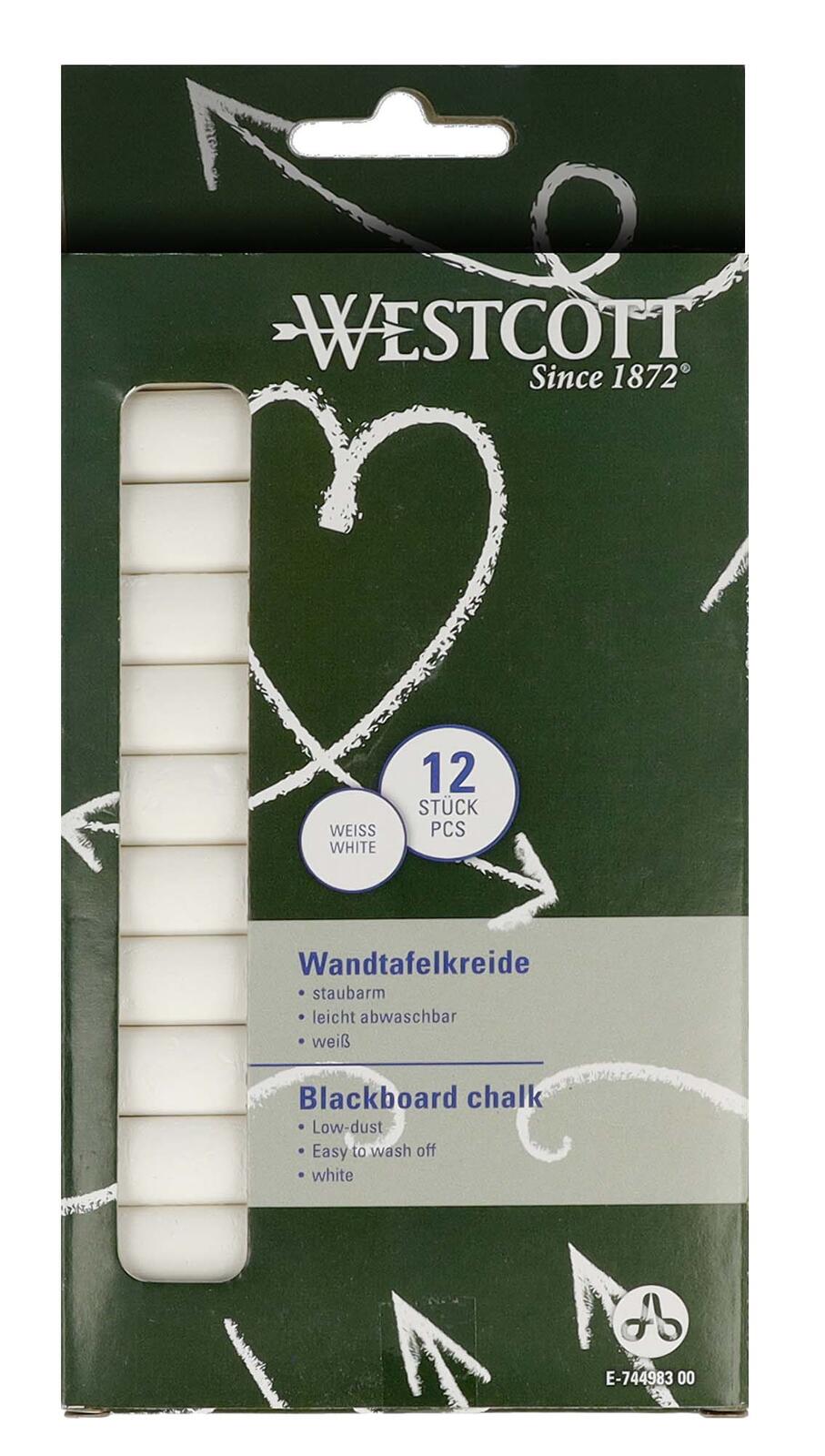 Westcott Kreide farbsortiert 12 St.