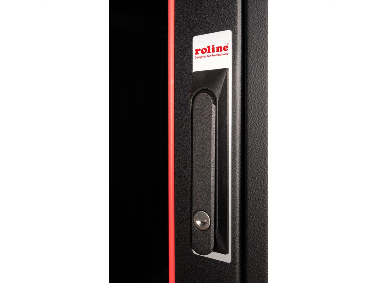 ROLINE Pro - Schrank Netzwerkschrank - mit Glast�r, 800 x 800 mm (B x T)