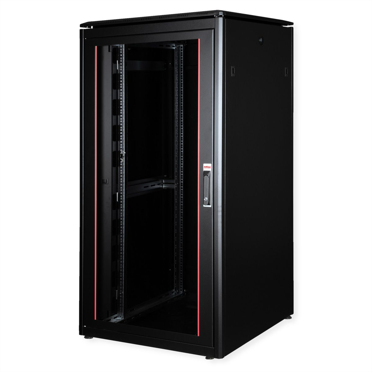 ROLINE Pro - Schrank Netzwerkschrank - mit Glast�r, 800 x 800 mm (B x T)