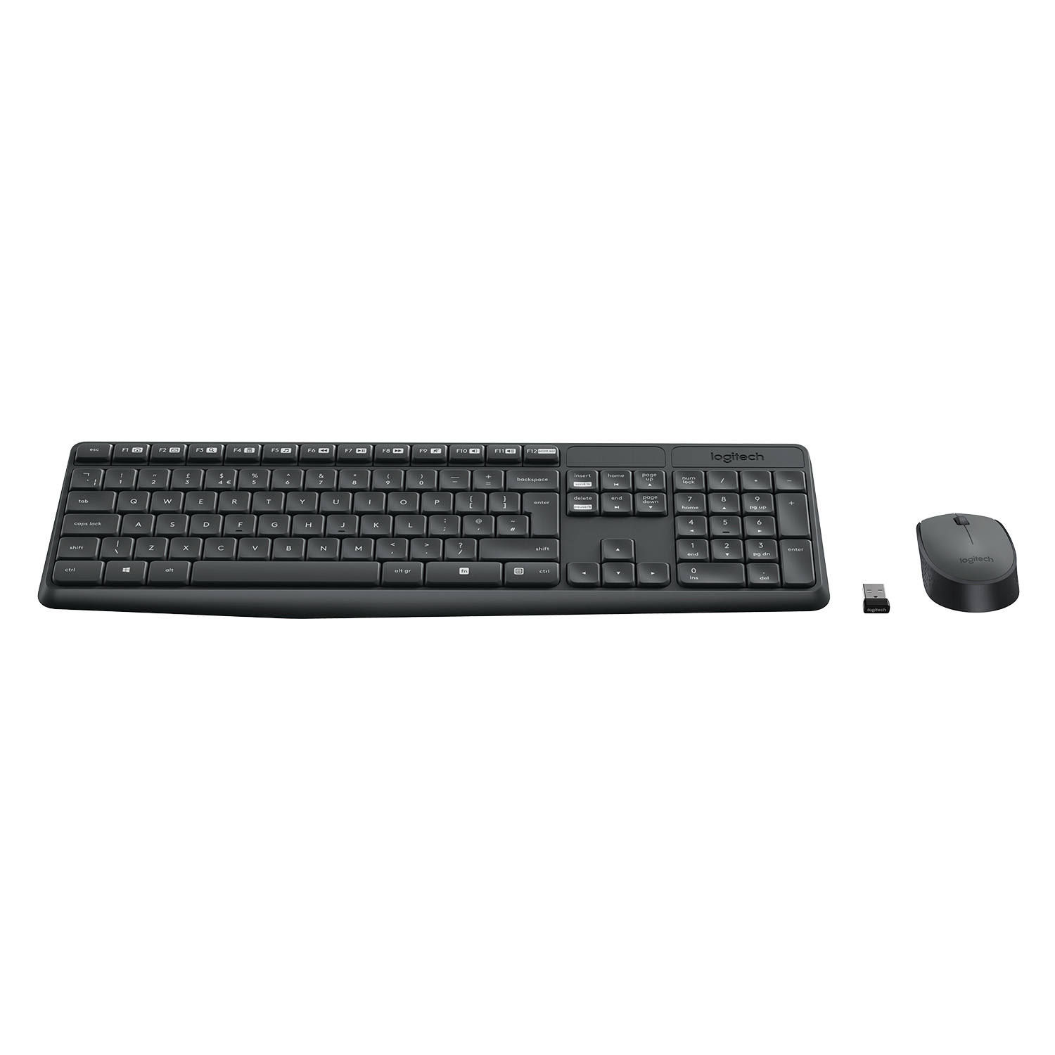 Logitech MK235 - Tastatur-und-Maus-Set - kabellos