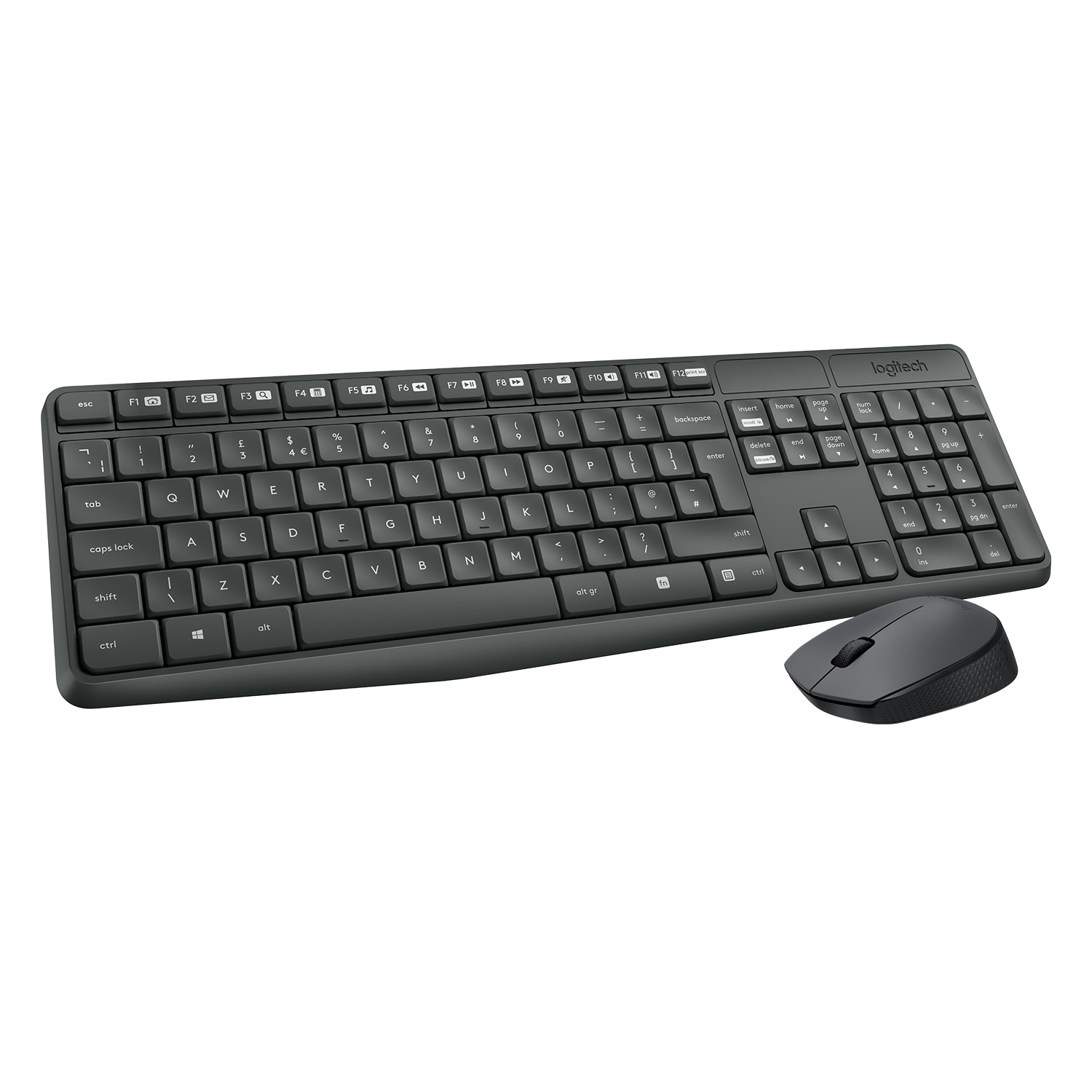 Logitech MK235 - Tastatur-und-Maus-Set - kabellos