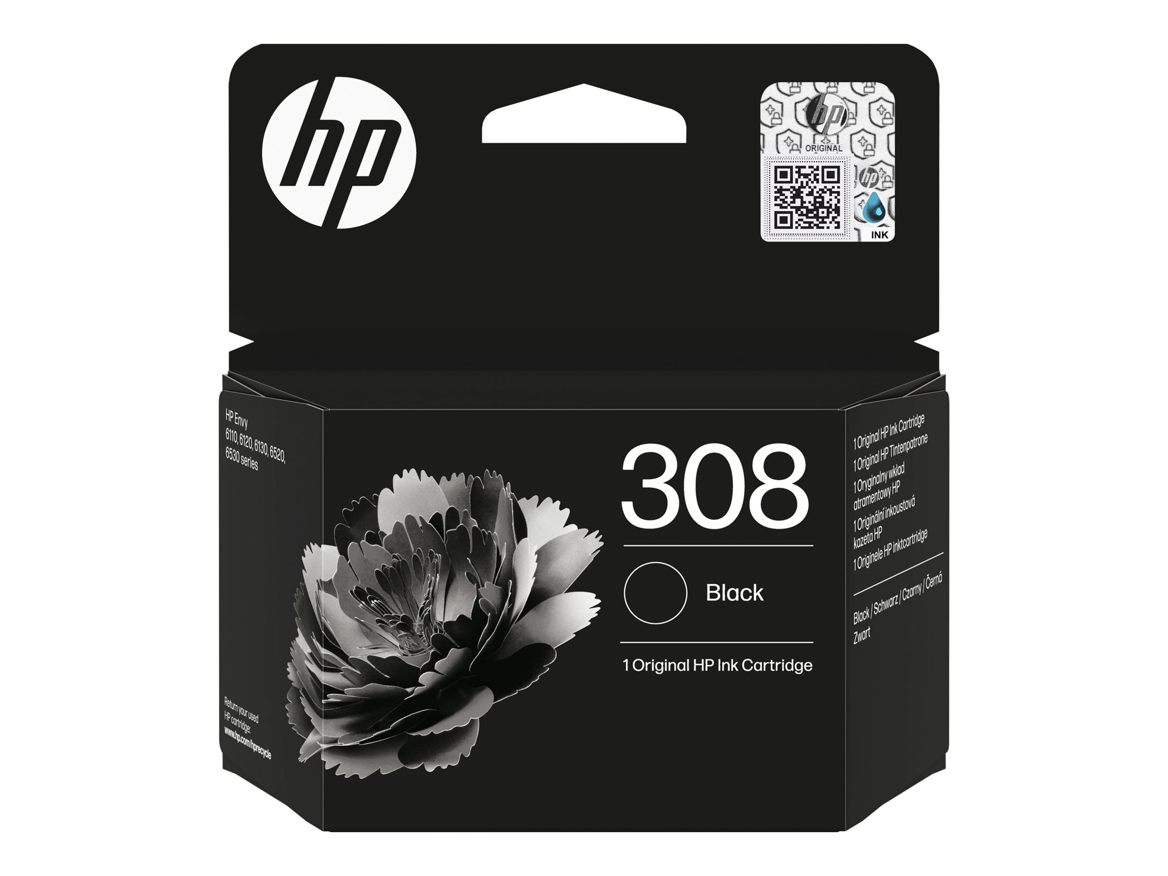 HP 308 - Schwarz - original - Blisterverpackung