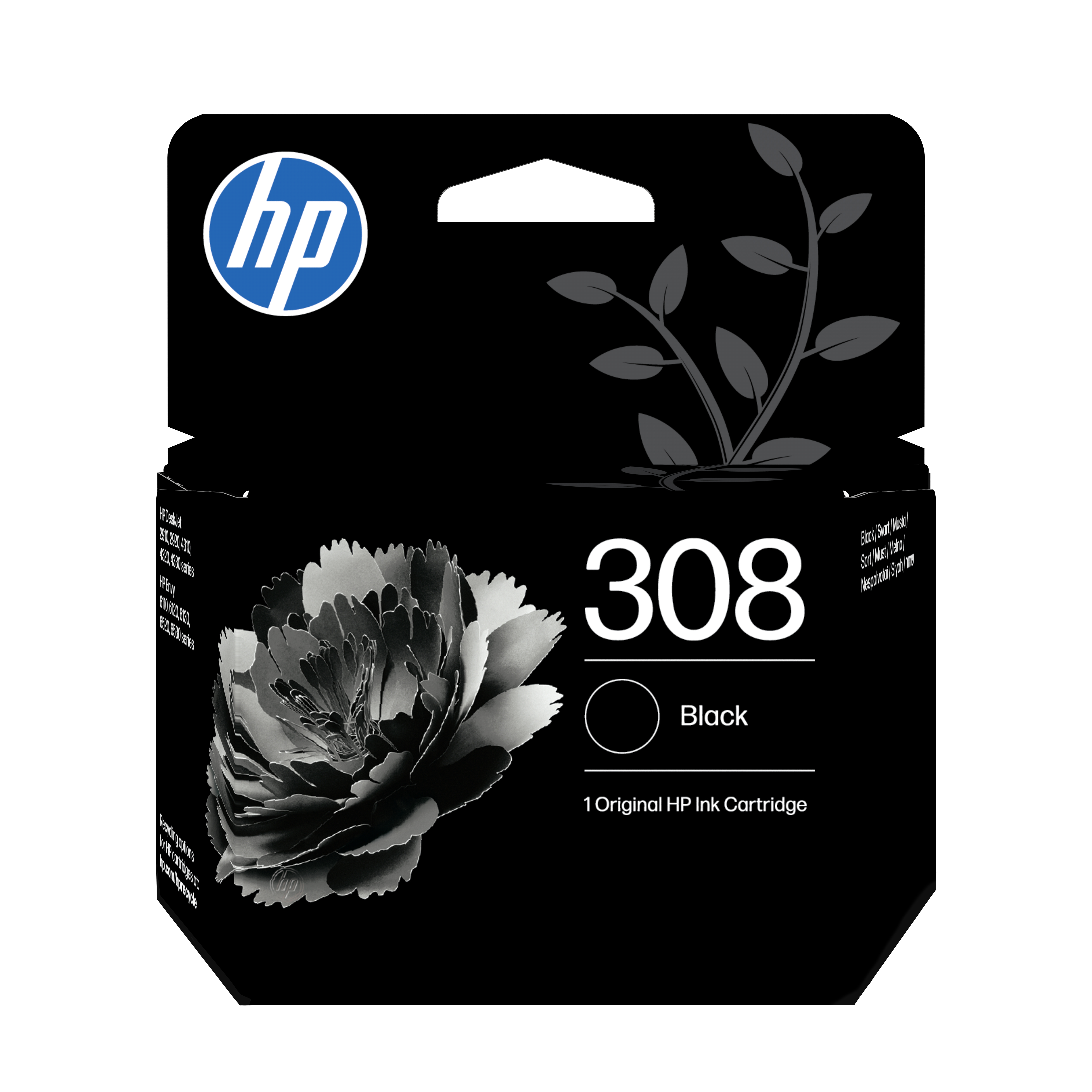 HP 308 - Schwarz - original - Blisterverpackung