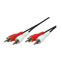 LogiLink Audiokabel - RCA x 2 mnnlich zu RCA x 2 mnnlich