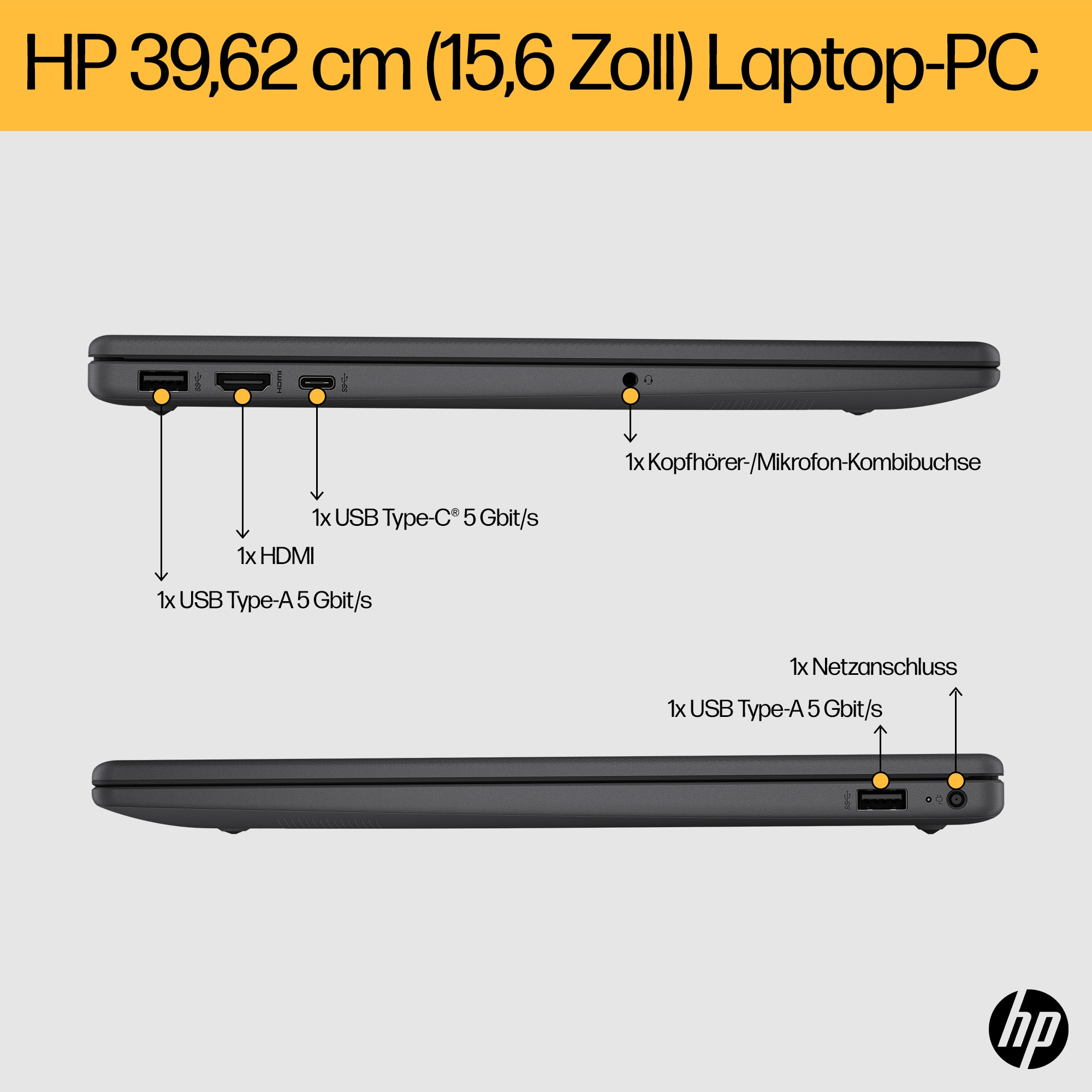 HP 15.6 Notebook 15-fc0654ng - Notebook - 2,8 GHz