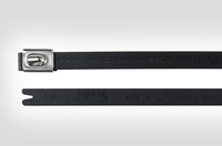 HellermannTyton Hellermann Tyton MBT14HFC - Polyester - Edelstahl - Schwarz - 10,2 cm - HF - 362 mm - 7,9 mm