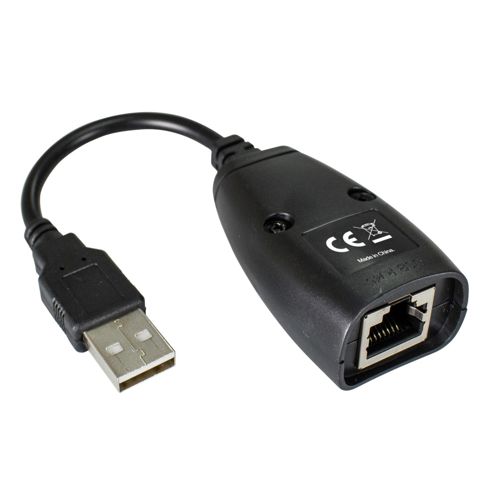Techly IUSB-EXTENDTY5 changeur de genre de c�ble USB RJ-45 Noir