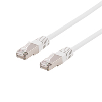 Deltaco SFTP-63VH - 3 m - Cat6 - S/FTP (S-STP) - RJ-45 - RJ-45 - Wei