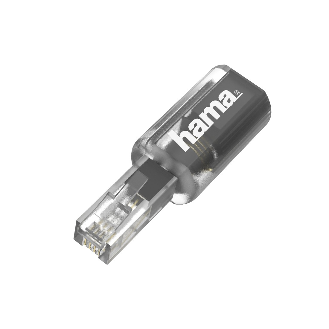 Hama 00201125 telephone switching equipment Black, Transparent