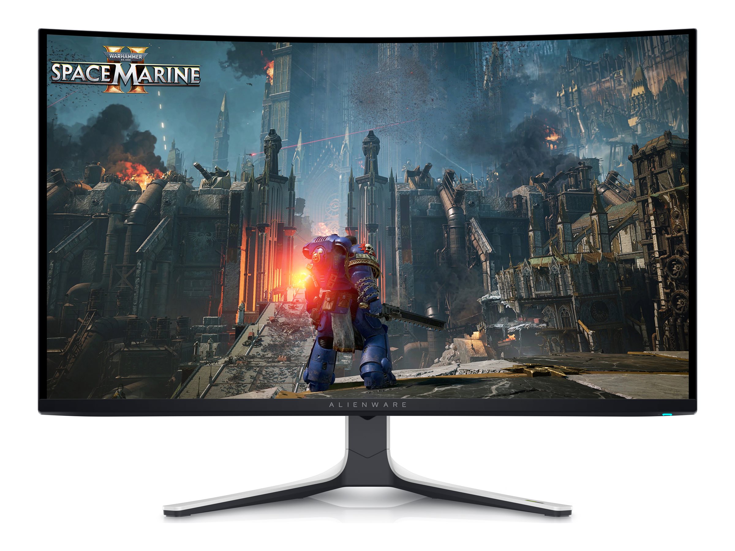 Alienware AW3225QF �cran plat de PC 81,3 cm (32) 3840 x 2160 pixels 4K Ultra HD QD-OLED Noir, Blanc