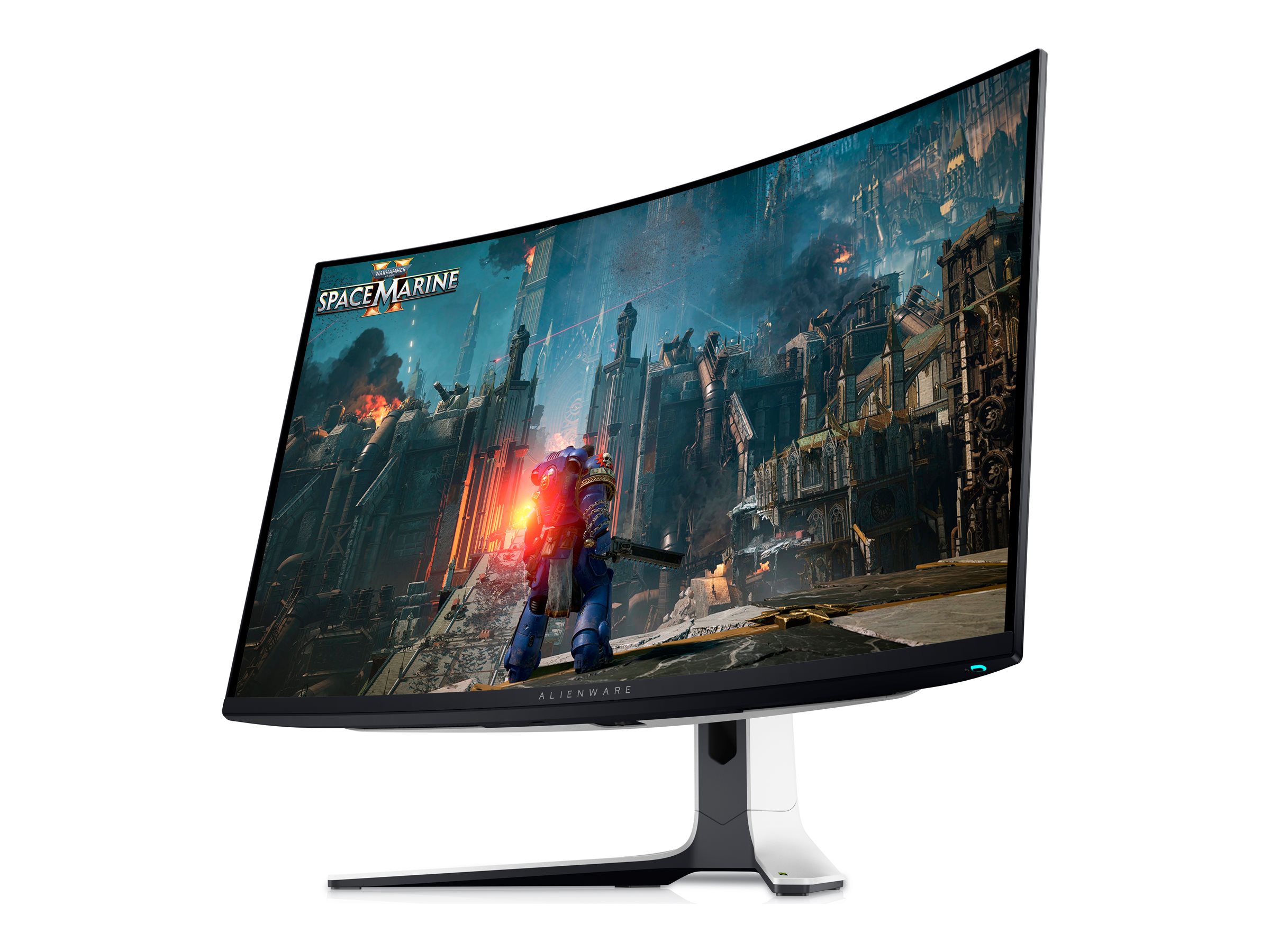 Alienware AW3225QF �cran plat de PC 81,3 cm (32) 3840 x 2160 pixels 4K Ultra HD QD-OLED Noir, Blanc