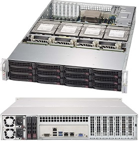 Supermicro SuperChassis 829HE1C4-R1K02LPB Support Noir 1000 W