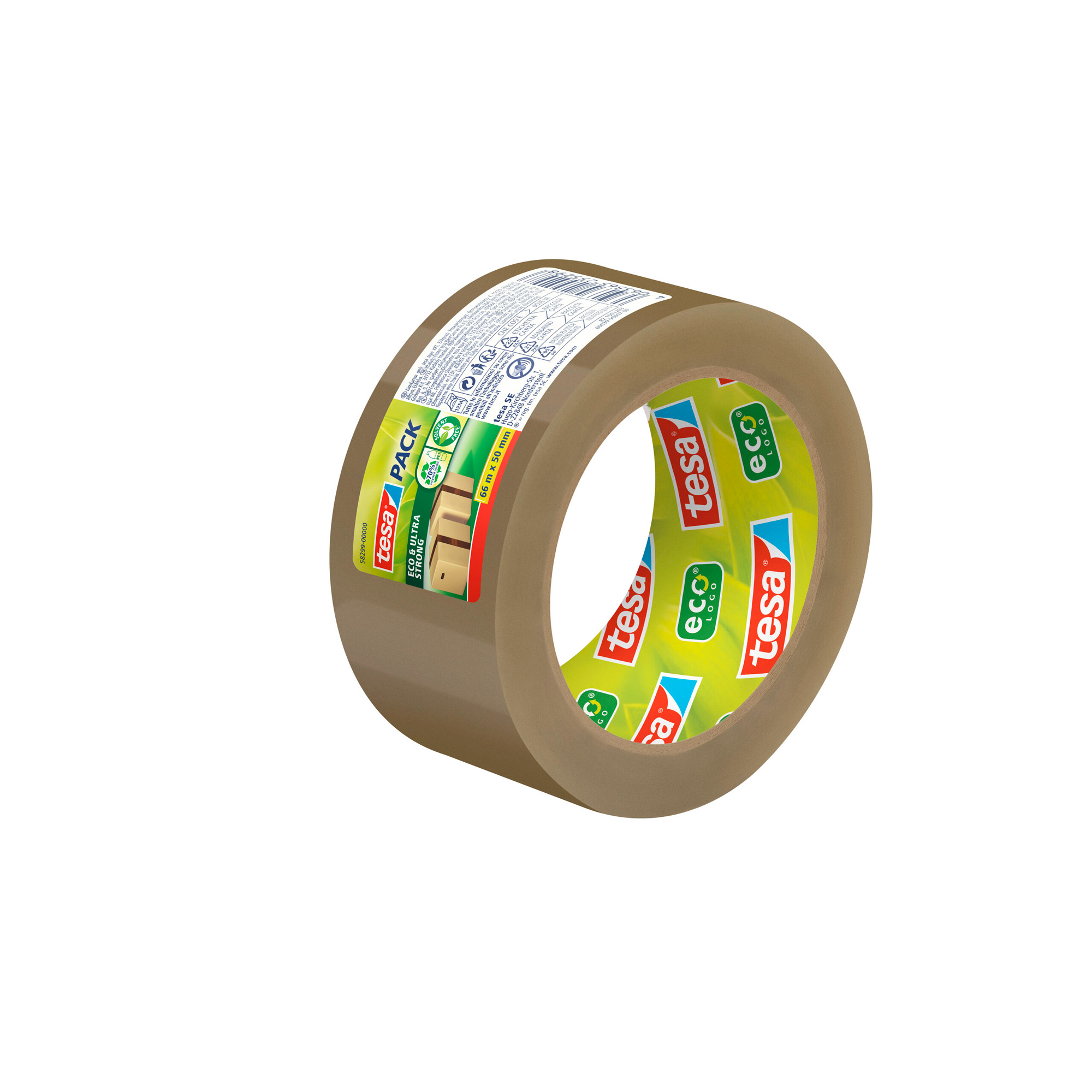 Tesa pack eco & Ultra Strong 66m 50mm braun