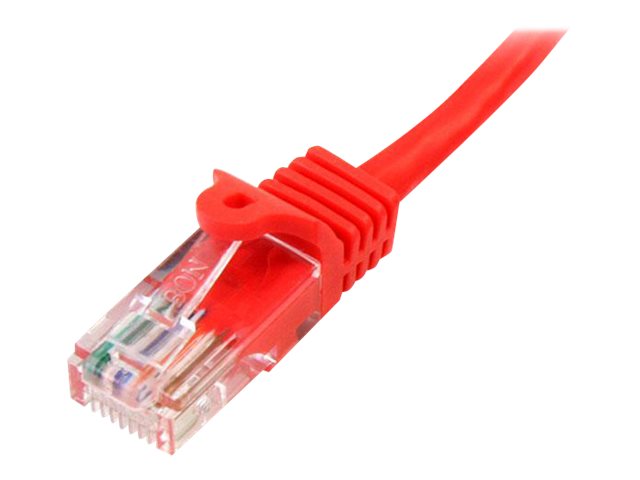 StarTech.com Cble rseau Cat5e sans crochet de 10 m - Rouge