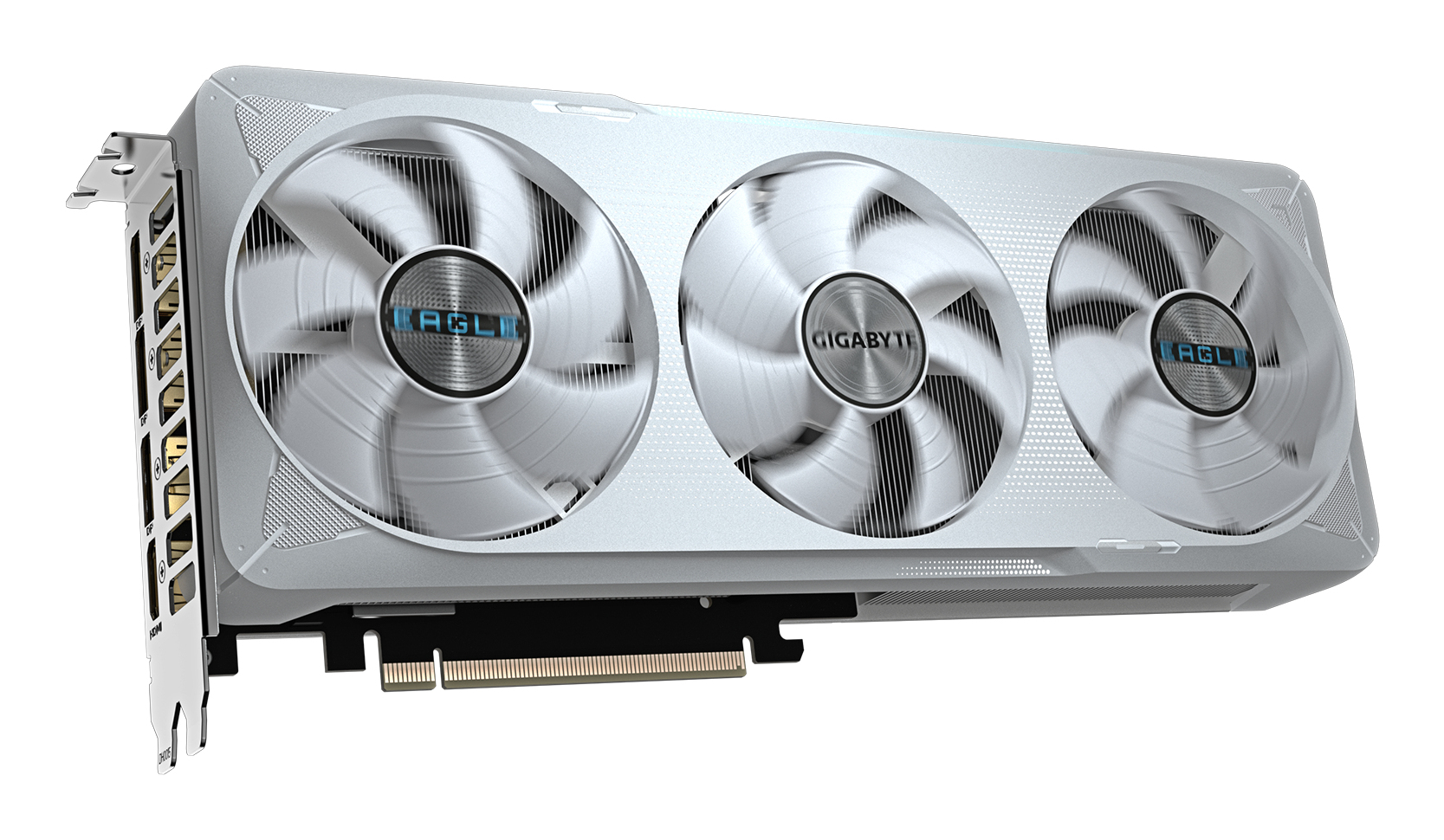 GIGABYTE GeForce RTX 5070 EAGLE OC ICE SFF 12G Carte Graphique - 12 Go GDDR7, 192 bits, PCI-E 5.0, 2587 MHz Core Clock, 3 x DP 2.1a, 1 x HDMI 2.1b, NVIDIA DLSS 4, GV-N5070EAGLEOC ICE-12GD