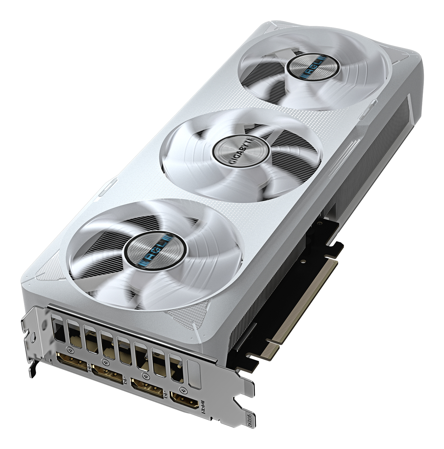 GIGABYTE GeForce RTX 5070 EAGLE OC ICE SFF 12G Carte Graphique - 12 Go GDDR7, 192 bits, PCI-E 5.0, 2587 MHz Core Clock, 3 x DP 2.1a, 1 x HDMI 2.1b, NVIDIA DLSS 4, GV-N5070EAGLEOC ICE-12GD