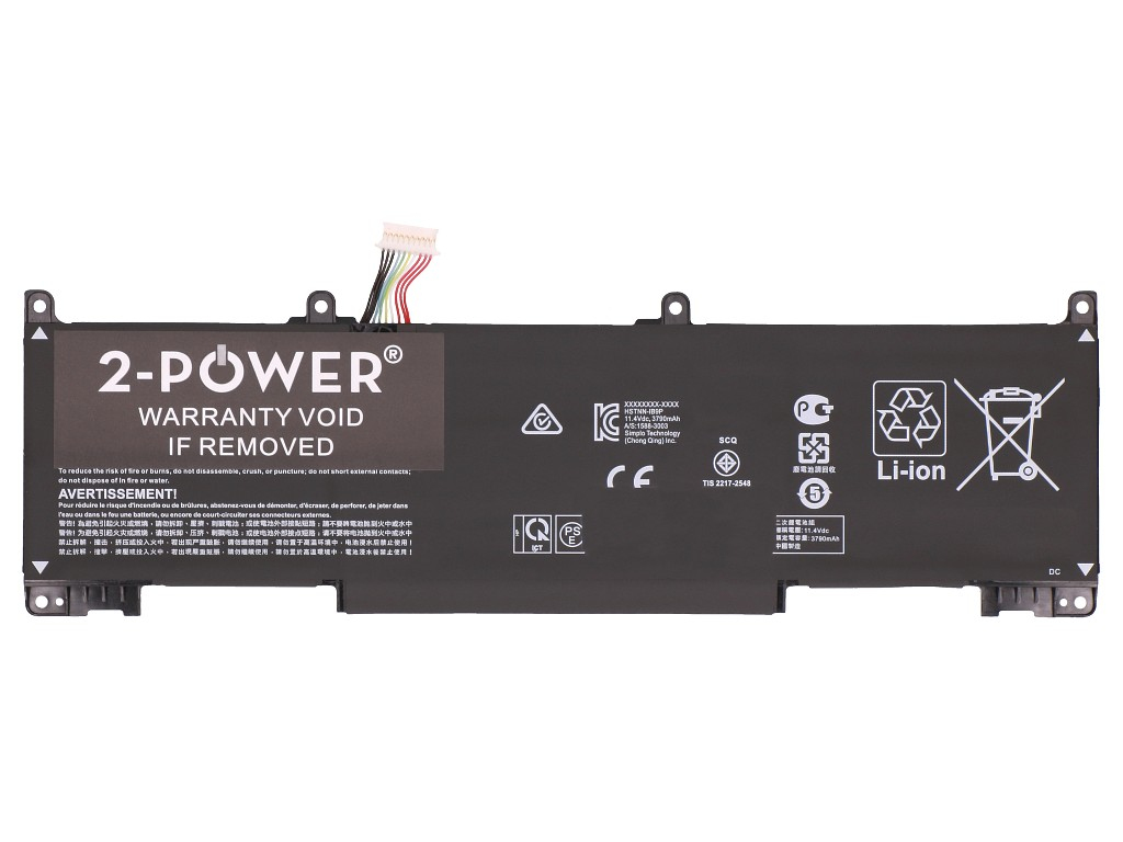 2-Power 2P-M02027-005 laptop spare part Battery