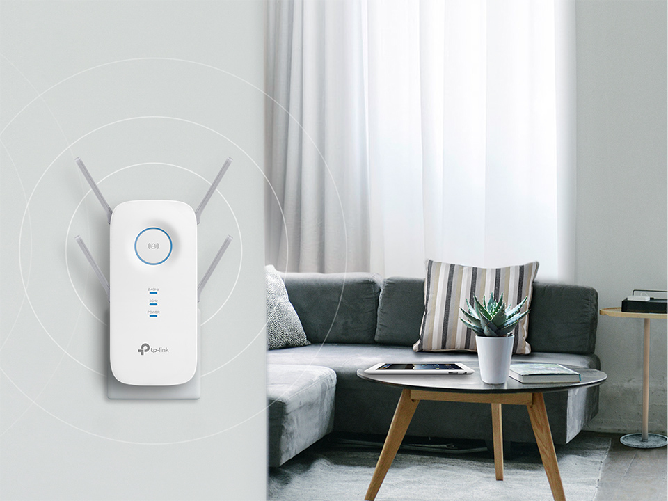TP-LINK AC2600 WLAN Repeater RE655[Dual-Band bis zu 800+ 1733 Mbit/s MU-MIMO - Router - WLAN