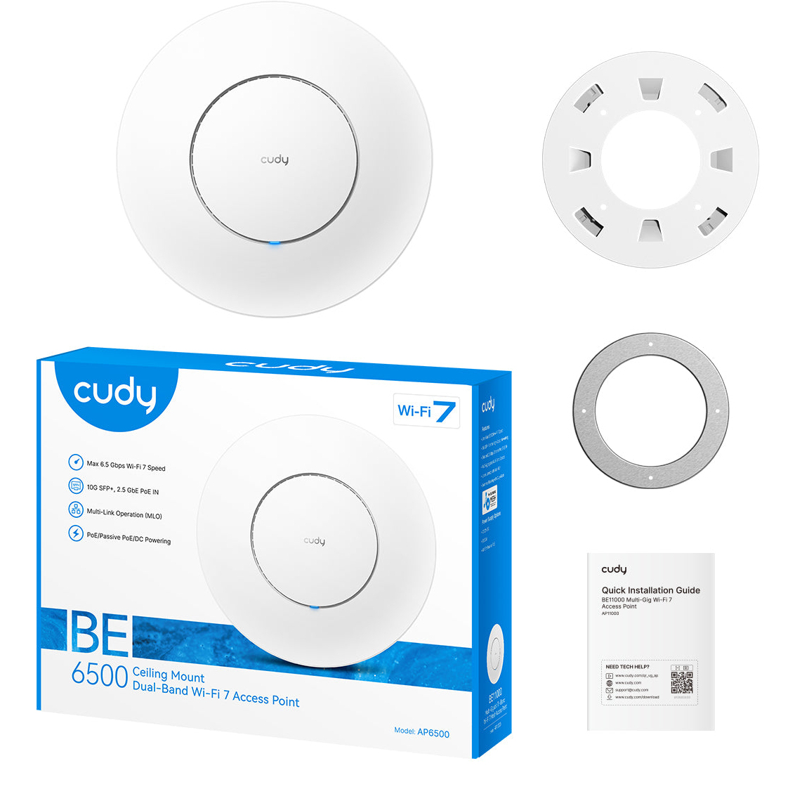 CUDY BE6500 Wi-Fi 7 2.5G Access Point AP6500