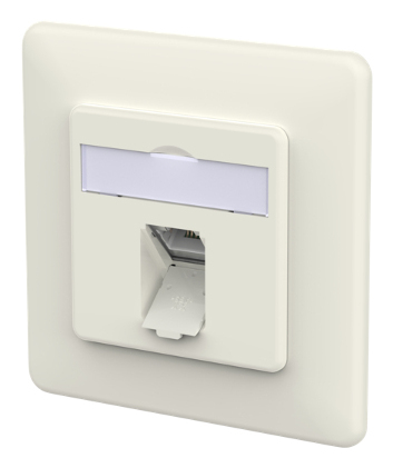 METZ CONNECT 130E371002-I presa energia RJ-45 Bianco
