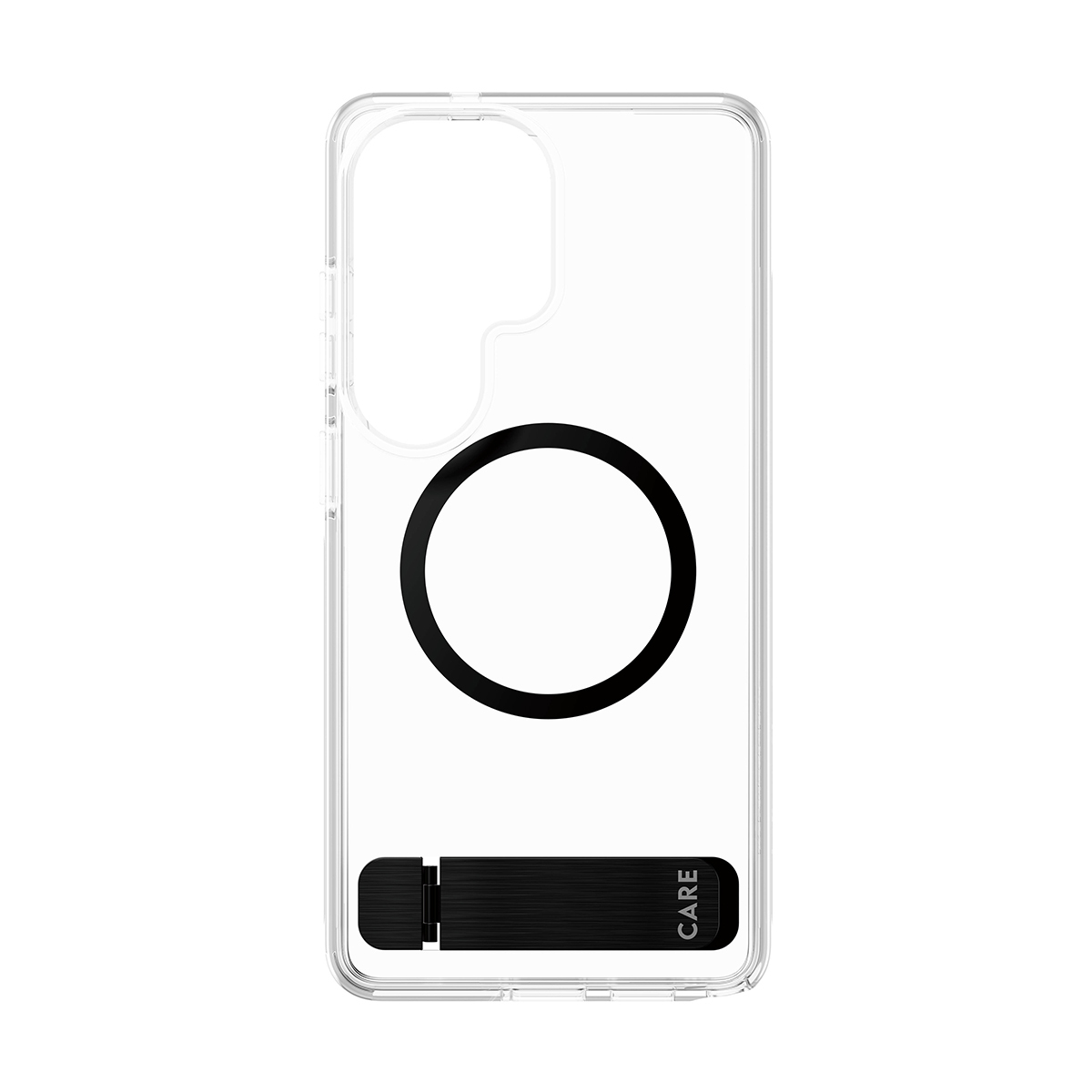 PanzerGlass CARE by � Urban Explorer Case Transparent w. Black Kickstand & Qi Samsung Galaxy S26 Ultra funda para tel�fono m�vil Transparente