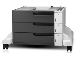 HP LaserJet 3x500-sheet Feeder and Stand