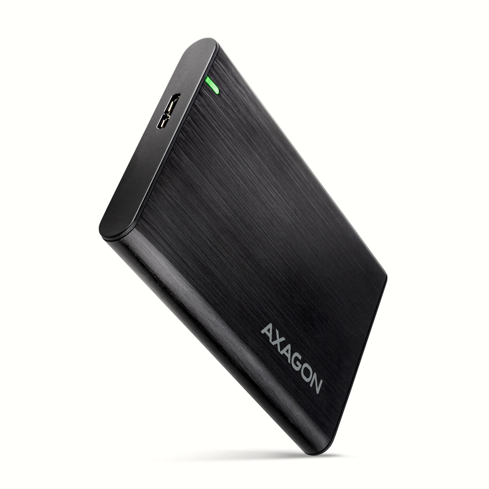 AXAGON EE25-A6M - HDD / SSD-Gehuse - 2.5 Zoll - SATA - Serial ATA II - Serial ATA III - 5 Gbit/s - USB Anschluss - Schwarz