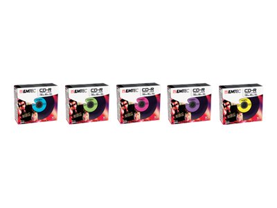 EMTEC Vinyl Look - 10 x CD-R - 700 MB (80 Min) 52x
