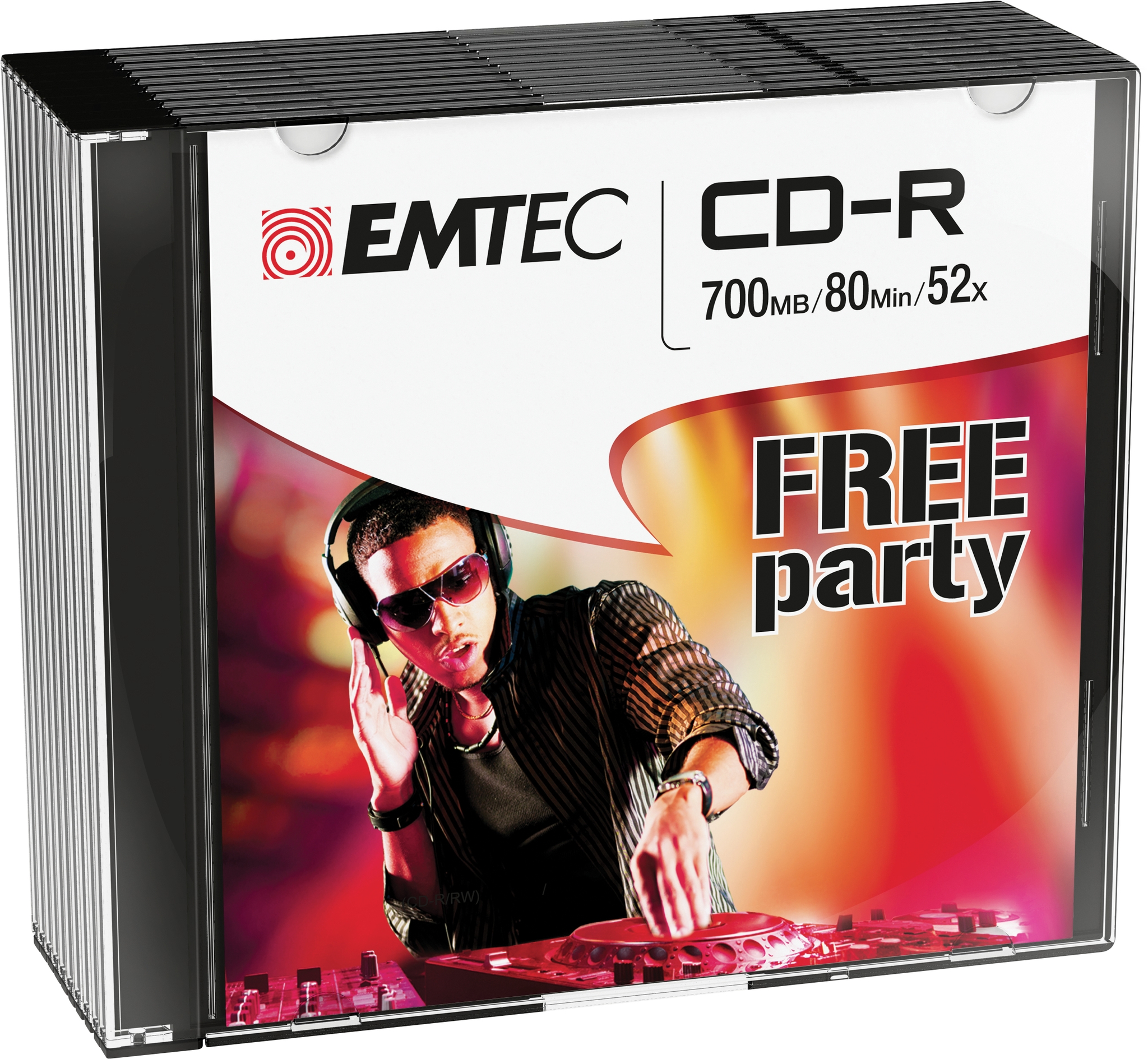 EMTEC Vinyl Look - 10 x CD-R - 700 MB (80 Min) 52x