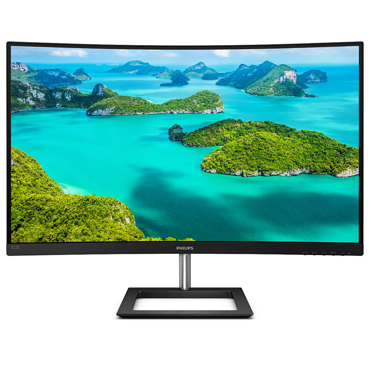 Philips E Line 322E1C/00 LED display 80 cm (31.5) 1920 x 1080 pixels Full HD LCD Black