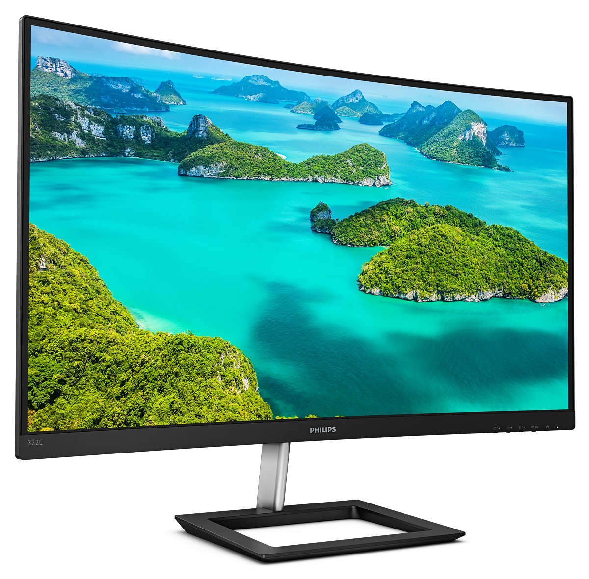 Philips E Line 322E1C/00 LED display 80 cm (31.5) 1920 x 1080 pixels Full HD LCD Black