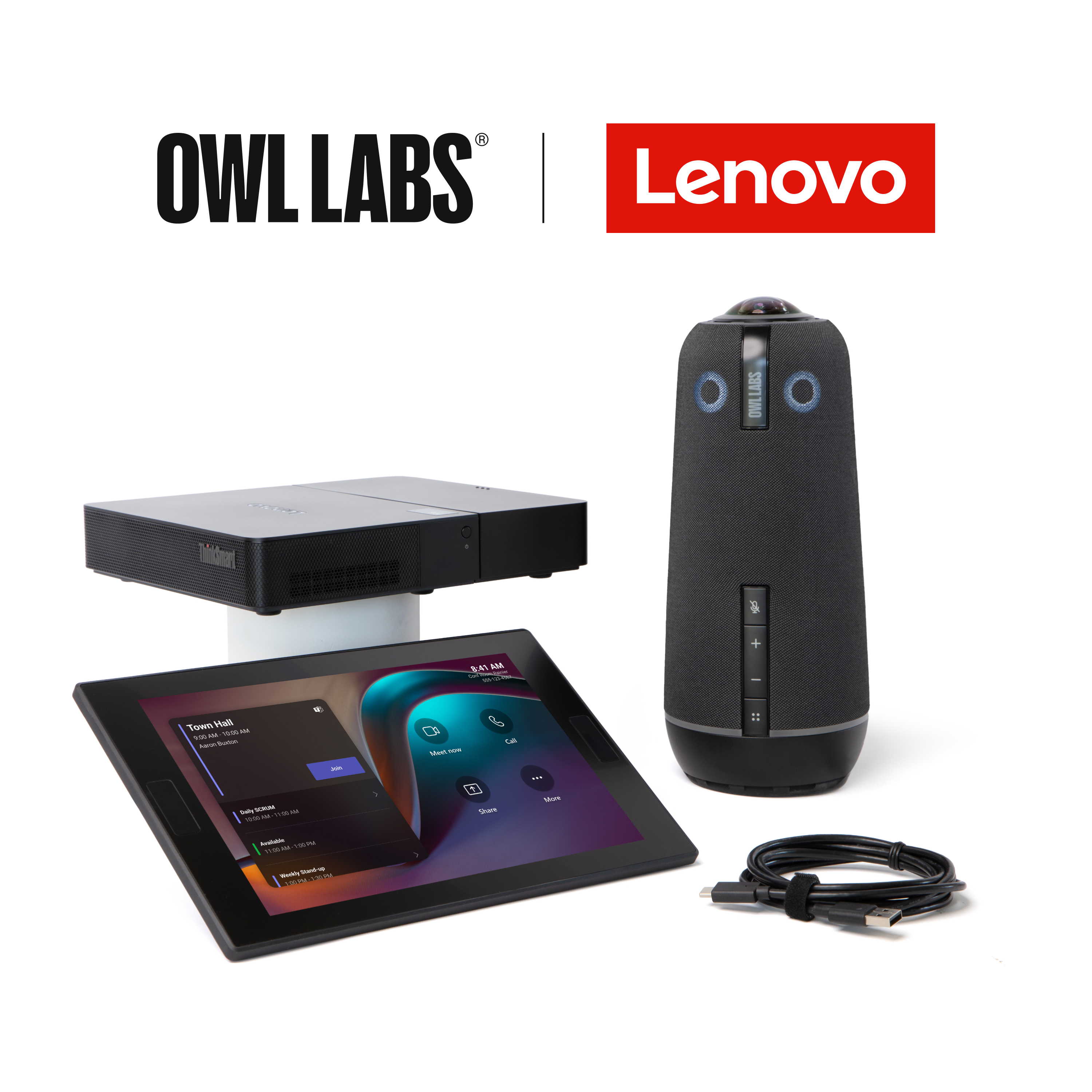 Owl Labs Microsoft Teams Rooms Bundle video conferencing system 64 MP Ethernet LAN Group video conferencing system