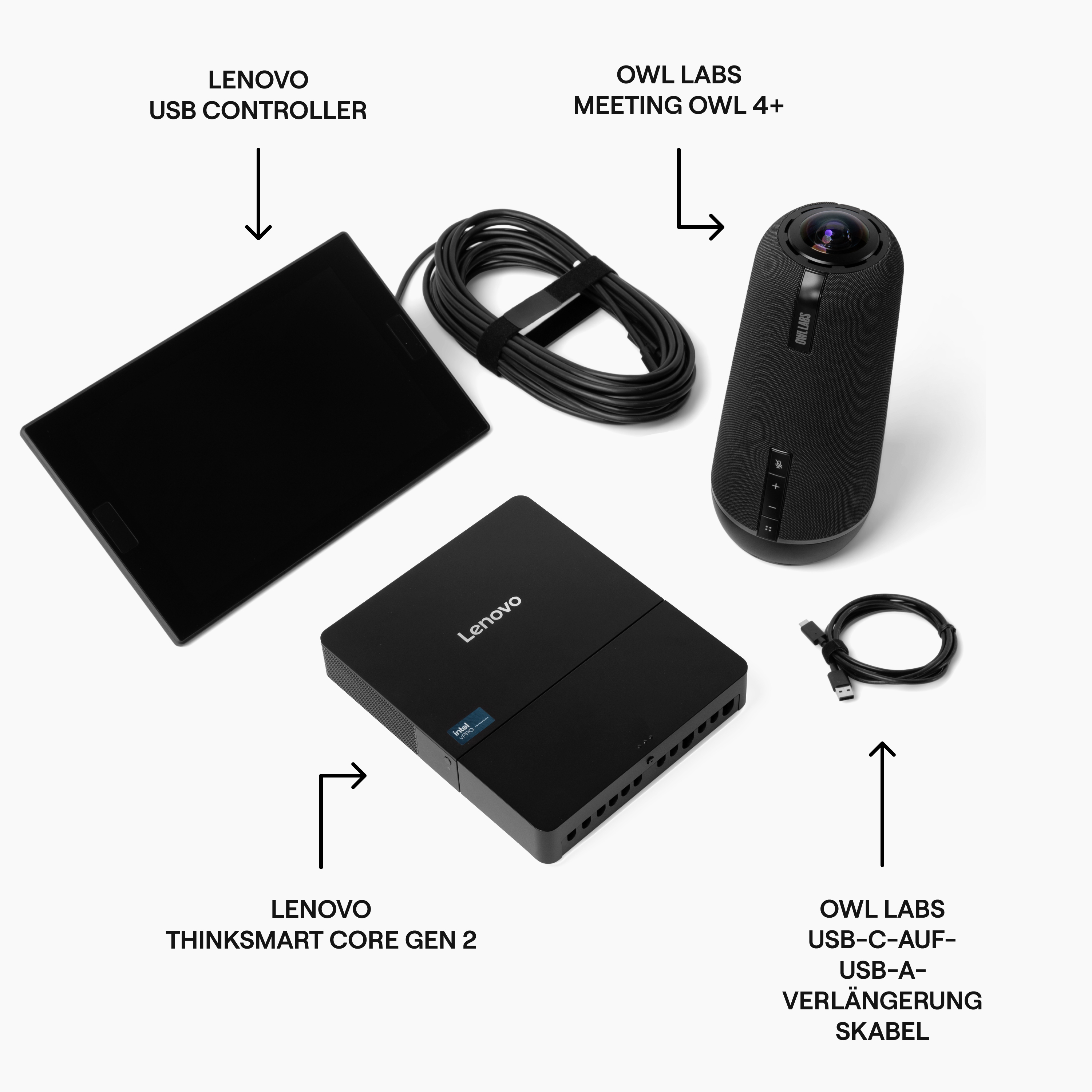 Owl Labs Microsoft Teams Rooms Bundle video conferencing system 64 MP Ethernet LAN Group video conferencing system