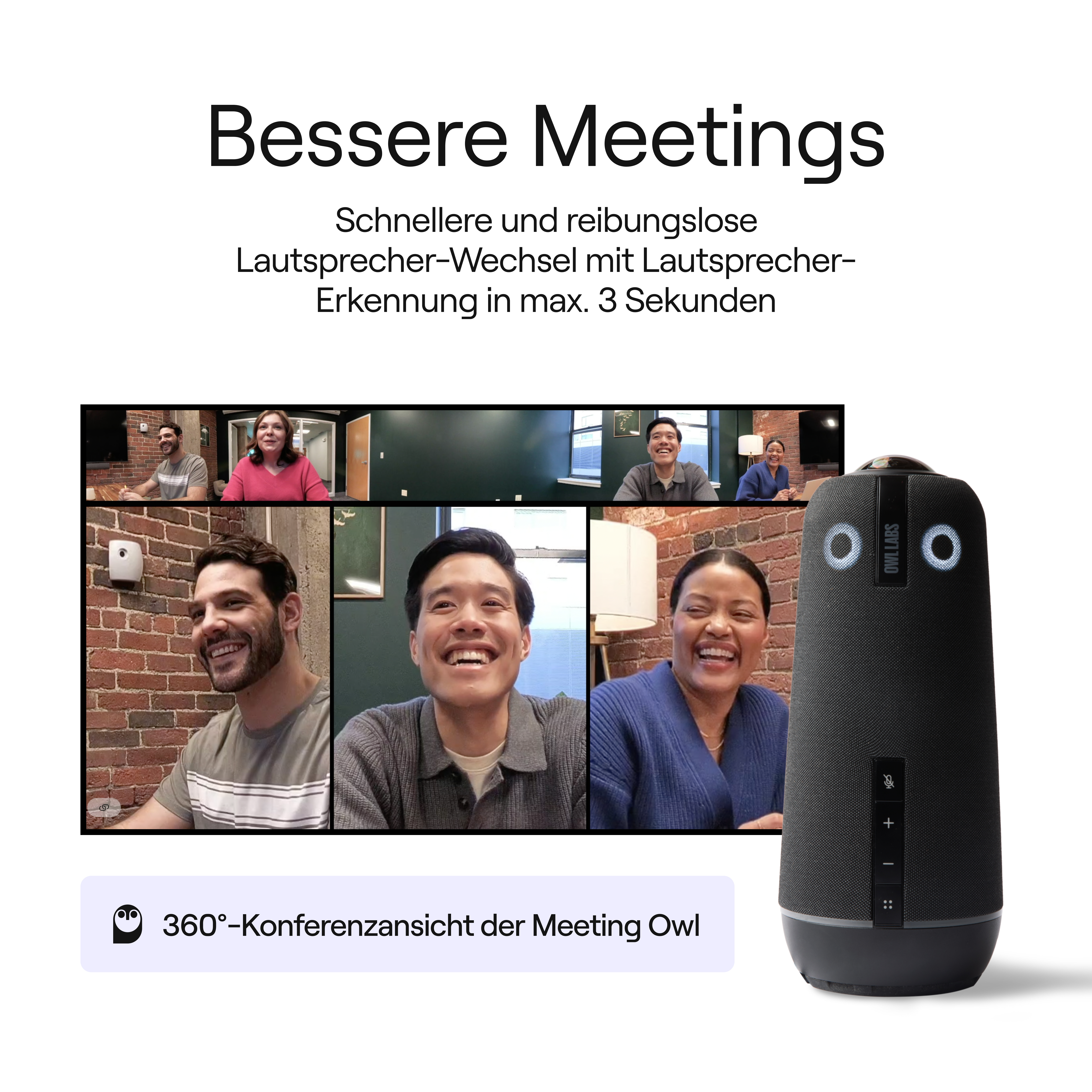 Owl Labs Microsoft Teams Rooms Bundle video conferencing system 64 MP Ethernet LAN Group video conferencing system